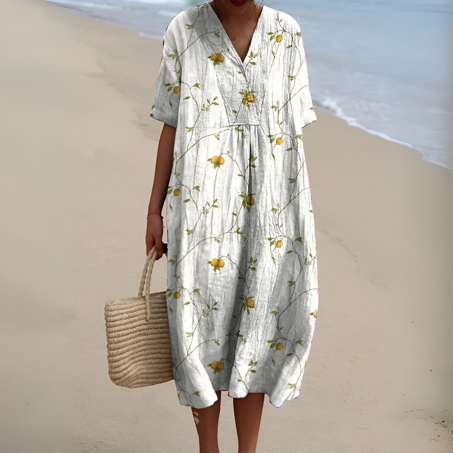Lova – Colourful Summer Dress with Floral Pattern