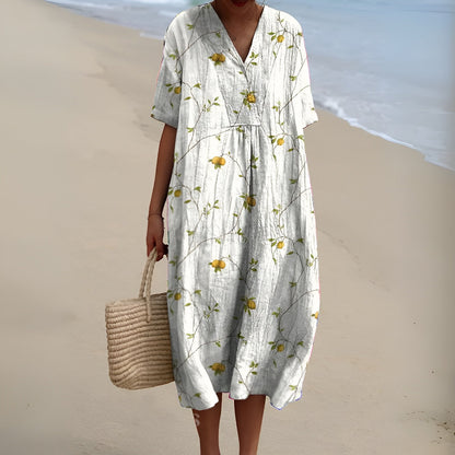 Lova – Colourful Summer Dress with Floral Pattern