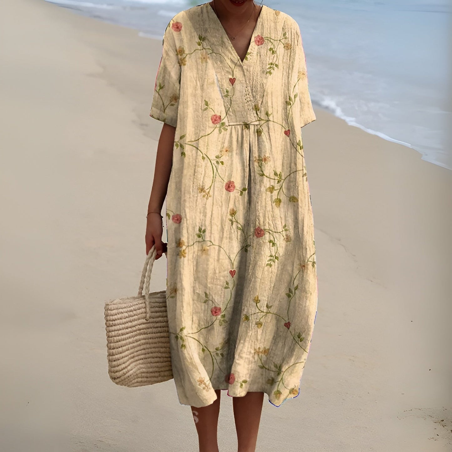 Lova – Colourful Summer Dress with Floral Pattern