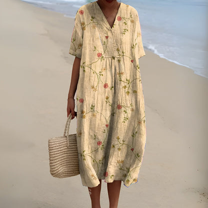 Lova – Colourful Summer Dress with Floral Pattern