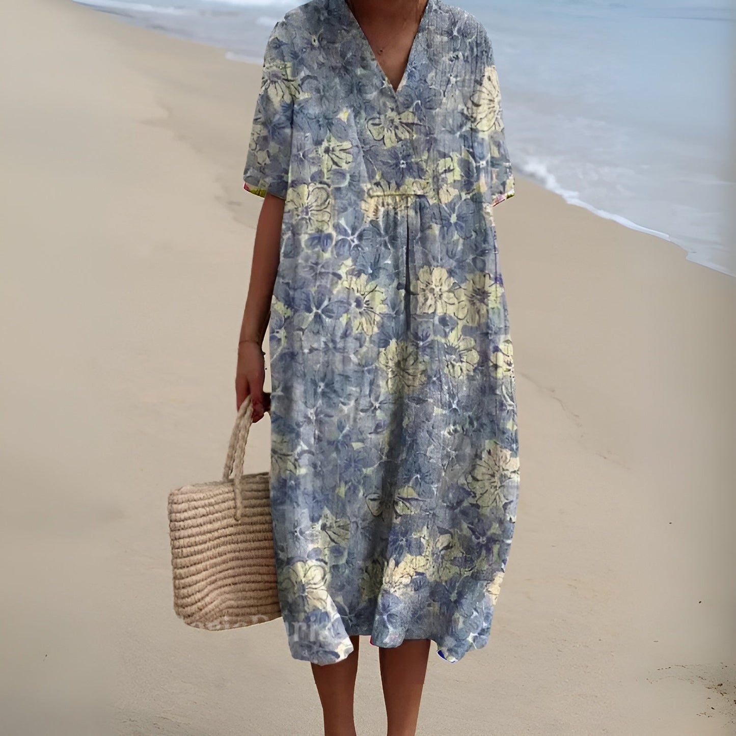 Lova – Colourful Summer Dress with Floral Pattern