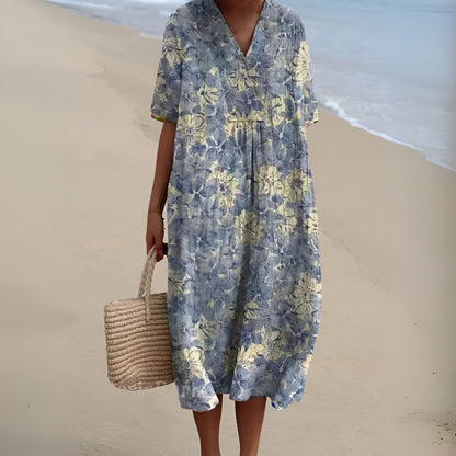 Lova – Colourful Summer Dress with Floral Pattern