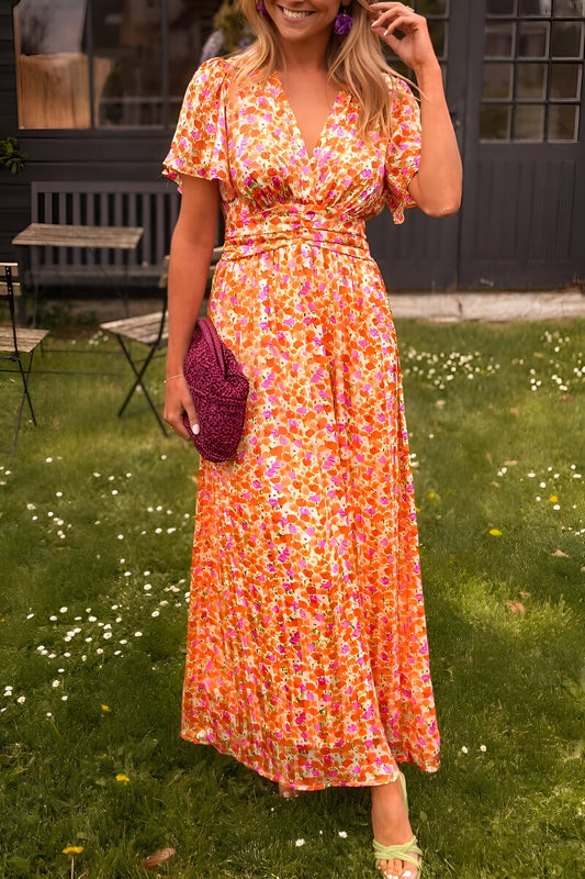 Maja™ | Maxi Dress with V-Neck