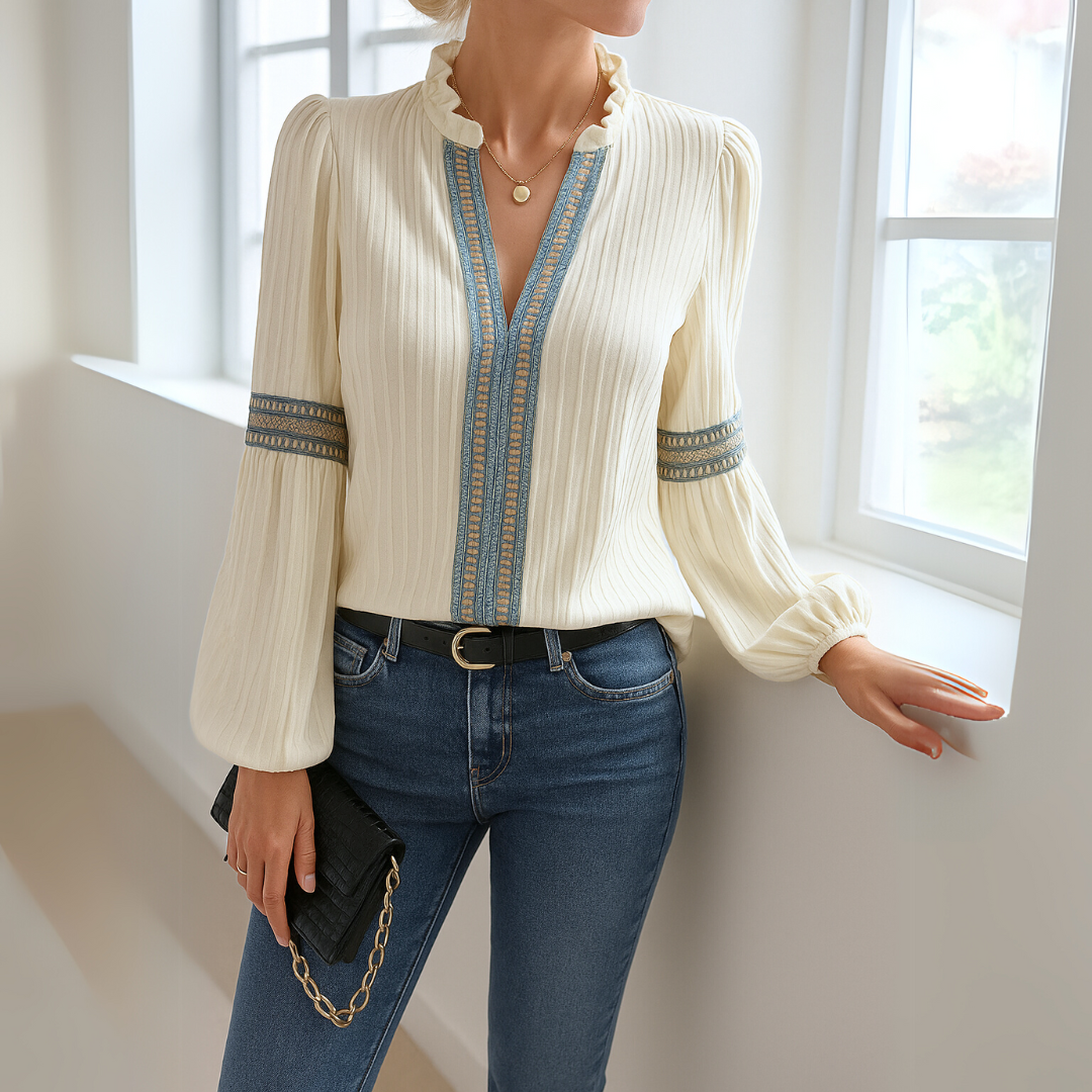 Noomi™ | Elegant Lace Blouse