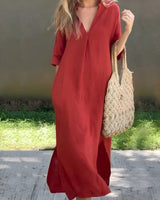 Julia™ | Elegant Linen Dress