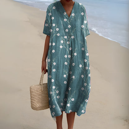 Lova – Colourful Summer Dress with Floral Pattern