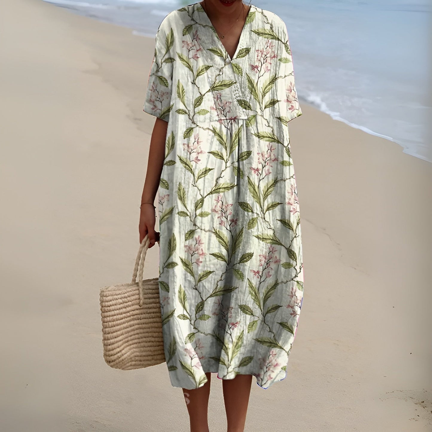 Lova – Colourful Summer Dress with Floral Pattern