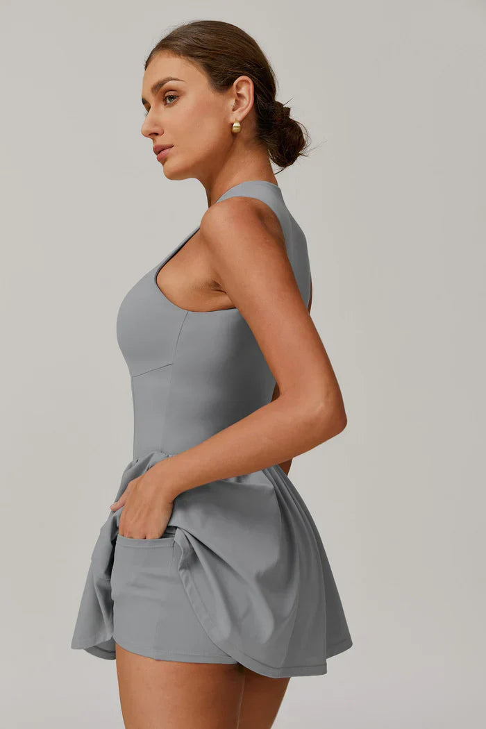 ORLA™ | PowerPlay Mini Dress – Mauve Movement
