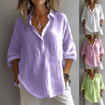 Amanda™ | Elegant Blouse with Relaxed Sophistication