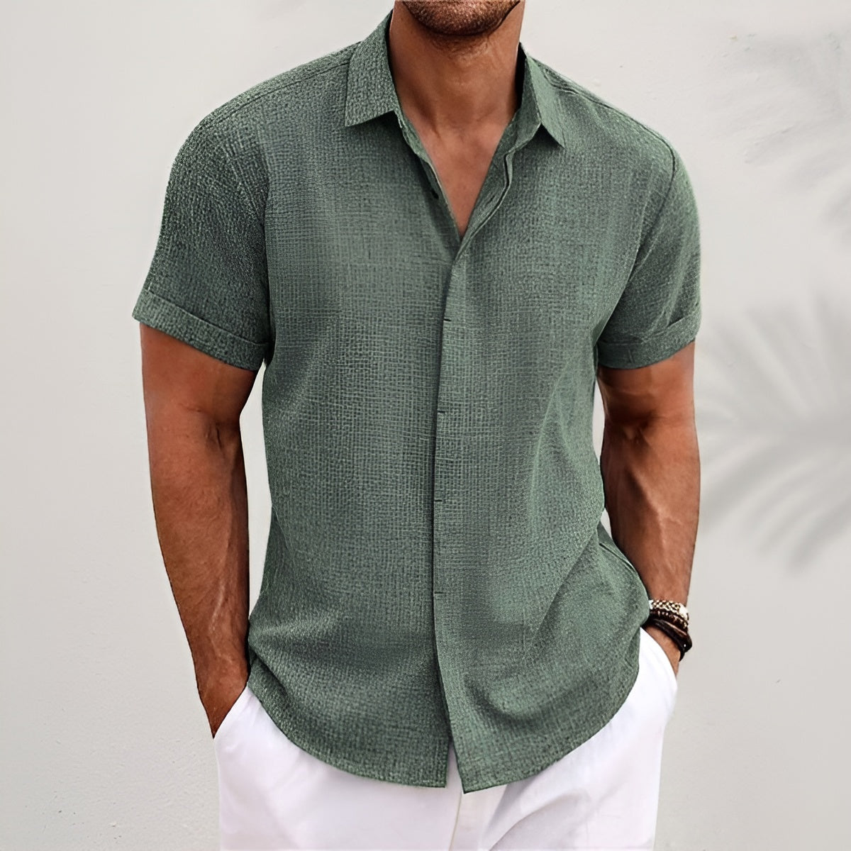 Liam™ | Timeless Linen Shirt for Summer