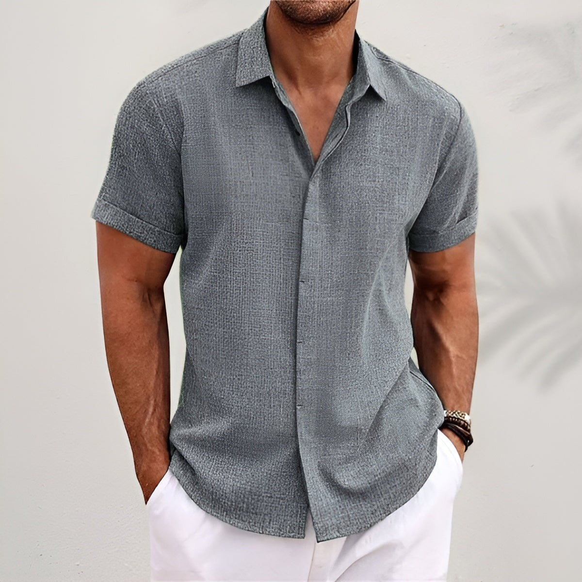 Liam™ | Timeless Linen Shirt for Summer